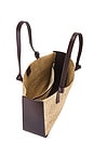 view 4 of 4 Myra Turned Out Tote with Knot in Espresso