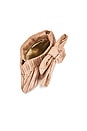 view 4 of 5 Rayne Pleated Bow Clutch in Blush