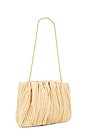 view 3 of 4 Brit Flat Pleated Pouch in Natural