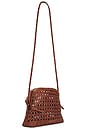 view 3 of 4 Mallory Woven Crossbody Bag in Saddle