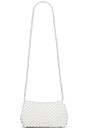 view 2 of 4 MINI BOLSA TRANSVERSAL DE TECIDO VINNIE in White