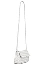 view 3 of 4 MINI BOLSA TRANSVERSAL DE TECIDO VINNIE in White