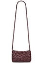 view 2 of 4 MINI BOLSA TRANSVERSAL DE TECIDO VINIE in Maroon