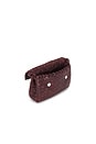 view 4 of 4 MINI BOLSA TRANSVERSAL DE TECIDO VINIE in Maroon