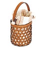 view 5 of 5 SAC SEAU LAITH in Butter & Brown
