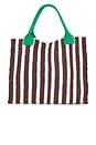 view 1 of 4 SAC FOURRE-TOUT SOL in Brown & White Stripe