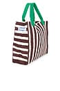 view 3 of 4 SAC FOURRE-TOUT SOL in Brown & White Stripe