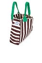 view 4 of 4 SAC FOURRE-TOUT SOL in Brown & White Stripe