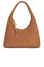 view 1 of 4 Willow Crochet Raffia Shoulder Bag in Brown
