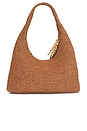 view 2 of 4 Willow Crochet Raffia Shoulder Bag in Brown