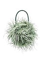 view 2 of 4 Zadie Feather Circle Tote in Sage