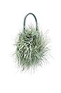 view 3 of 4 Zadie Feather Circle Tote in Sage
