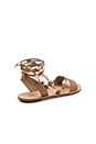 view 4 of 5 Starla Sandal in Wheat & Gold