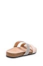 view 4 of 5 Paz Sandal with Calf Fur in New Natural/Cool Grey in New Natural & Cool Grey
