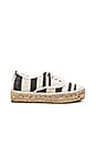 view 1 of 5 Espadrille Sneaker in Black & Natural