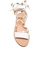 view 4 of 5 Starla Sandal in White & Gold