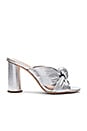 view 1 of 5 Coco Metallic Heel in Silver