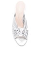 view 4 of 5 Coco Metallic Heel in Silver