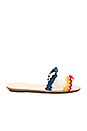 view 1 of 5 Birdie Ruffle Sandal in Natural & Rainbow