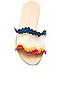 view 4 of 5 Birdie Ruffle Sandal in Natural & Rainbow