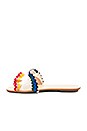 view 5 of 5 Birdie Ruffle Sandal in Natural & Rainbow
