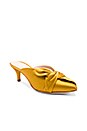 view 2 of 5 Jade Kitten Heel Mule in Marigold
