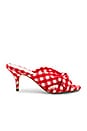 view 1 of 5 Luisa Knotted Kitten Heel in Red