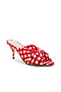 view 2 of 5 Luisa Knotted Kitten Heel in Red