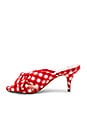 view 5 of 5 Luisa Knotted Kitten Heel in Red