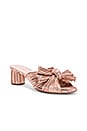 view 2 of 5 Emilia Pleated Knot Mule in Rose Gold