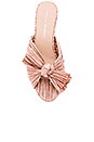 view 4 of 5 Emilia Pleated Knot Mule in Rose Gold