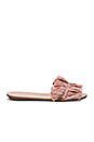 view 1 of 5 Raffia Plank Slide in Ballet & Rose Gold