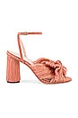 view 1 of 5 Camellia Knot Mule With Ankle Strap in Bermuda Pink