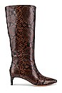 view 1 of 5 Gloria Tall Kitten Heel Boot in Mocha