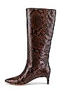 view 5 of 5 Gloria Tall Kitten Heel Boot in Mocha