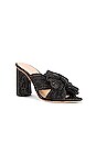 view 2 of 5 Penny Knot Mule in Black Glitter