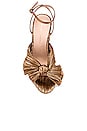 view 4 of 5 Camellia Knot Heeled Sandal in Dark Rose Gold