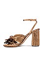 view 5 of 5 Camellia Knot Heeled Sandal in Dark Rose Gold