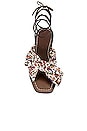view 4 of 5 Peony Knot Wrap Sandal in Provincial Floral