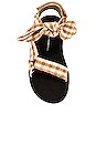 view 4 of 5 Maisie Sporty Sandal in Amber Gingham