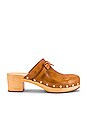 view 1 of 5 Roberta Low Heel Clog in Cognac
