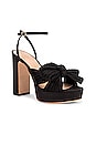 view 2 of 5 Natalia Pleated Knot Platform in Black