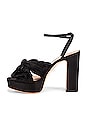 view 5 of 5 Natalia Pleated Knot Platform in Black