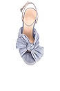 view 4 of 5 Camellia Pleated Knot Sandal in Blue
