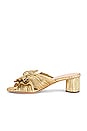 view 5 of 5 Emilia Pleated Knot Mule in Gold