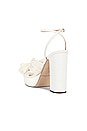 view 3 of 5 Natalia Pleated Knot Platform in Pearl