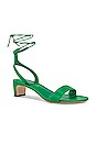 view 2 of 5 Jackie Ankle Wrap Sandal in Emerald