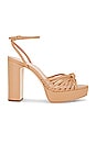 view 1 of 5 Rivka Leather Knot Platform Sandal in Dune