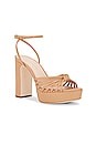 view 2 of 5 Rivka Leather Knot Platform Sandal in Dune