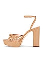 view 5 of 5 Rivka Leather Knot Platform Sandal in Dune